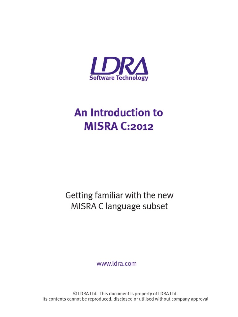 misra-c-2012-white-paper-v2-1-pdf-pdf-c-programming-language
