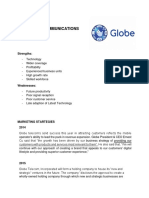 Globe Telecommunications Swot Analysis