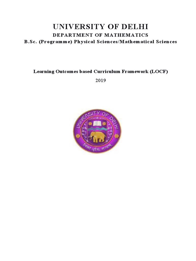Syllabus Math Scie | PDF | Series (Mathematics) | Group (Mathematics)