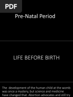 UNIT 1 Module 11: Pre-Natal Period