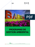 Programas de gestión ambiental ALCADIA