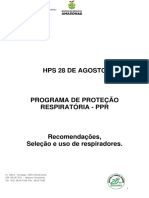 PPR - PROGRAMA DE PROTEÇÃO RESPIRATÓRIA