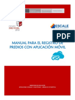 Registro de predios móvil manual