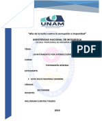 "Año de La Lucha Contra La Corrupción e Impunidad": Universidad Nacional de Moquegua