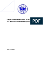 Application of ISO/IEC 17020:2012 For The Accreditation of Inspection Bodies