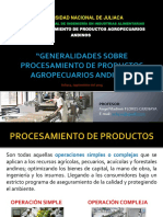 Procesamiento de productos agropecuarios andinos