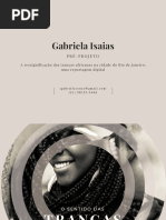 Pré-Projeto 2017 (Apresentação) - O Sentido Das Tranças