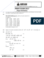 PRMO Question Paper With Detailed Solution 2017