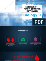 Science 9 - First Quarter Reviewer: Biology 9