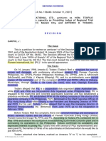 Petitioner Vs Vs Respondents: Second Division