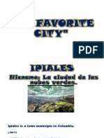  My Favorite City Ipiales