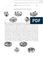 Look and Find The Playground Games in The Word Search. Then Link