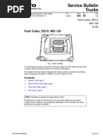 Service Bulletin Trucks: Fault Codes, EECU, MID 128