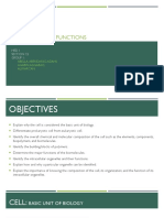 Bio101 Cell Structure and Fxns