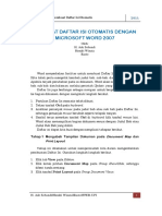 Daftar Isi Otomatis PDF