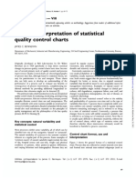 Use and Interpretation of Statistical Quality Control Charts