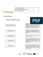 Ficha de Trabalho Crédito e Endividamento