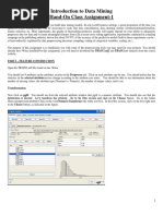 Assignment 1-Preprocessing Handon