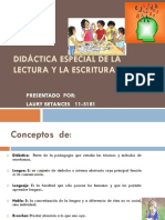 LAURY - DIDÁCTICA ESPECIAL DE LA LECTURA Y LA ESCRITURA - Trabajo Final