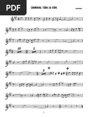 Carnaval Toda La Vida Trumpet In