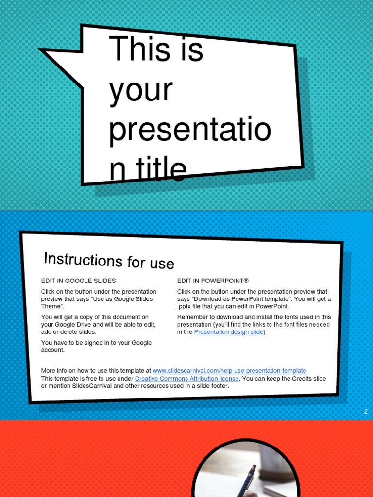 Jachimo SlidesCarnival Download Free PDF Yellow Color