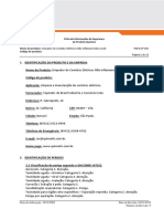 FISPQ Limpador Contatos NAO Inflamavel Quimatic PDF