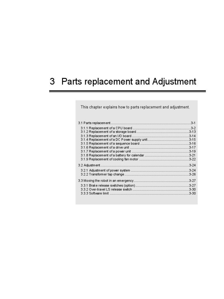 Nachi Robot Parts Replacement Guide | PDF | Electrical Connector ...