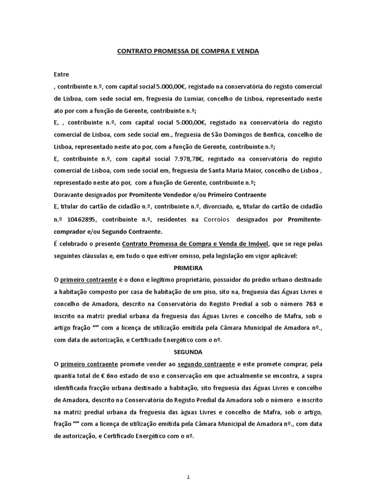 MInuta CPCV | PDF | Governo | Business
