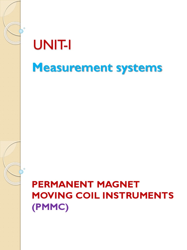 PMMC Instruments: Overview & Features | PDF | Science & Mathematics