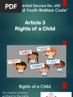 The 12 Rights of Filipino Children | PDF | Legal Guardian | Child Custody