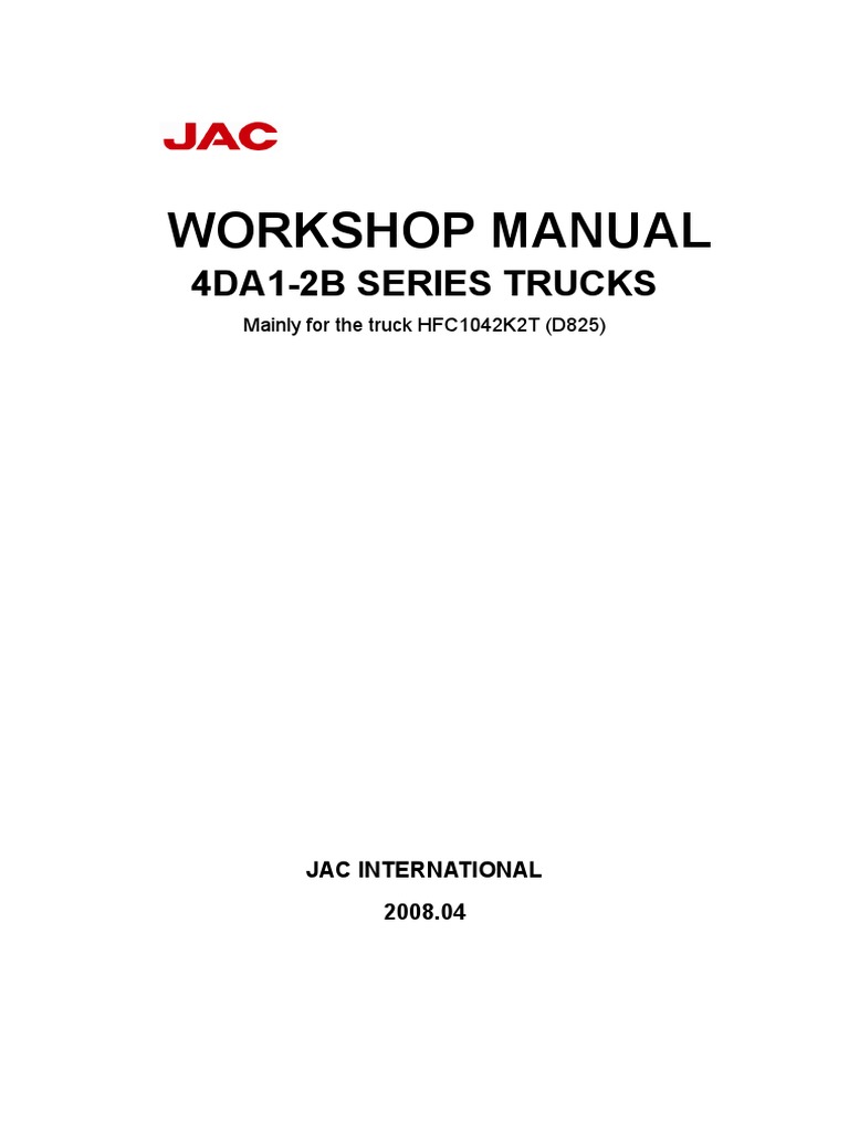 Jac Refine Motor PDF | PDF | Internal Combustion Engine | Fuel Injection