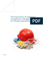 The Importance of Optimizing Maintenance Management for Efficient Operations