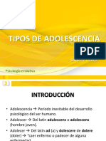 Tipos de Adolescencia PDF
