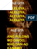 Aleluya Ang Pulong Mo o Ginoo
