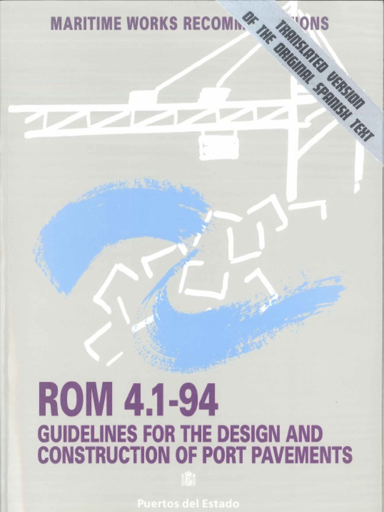 ROM 4.1-94 (EN) Guide For Rigid Pavement | PDF