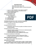 Linea de Investigación - Estudios Políticos, Gobierno y Relaciones Internacionals