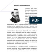 Biografía de Charles Sanders Peirce