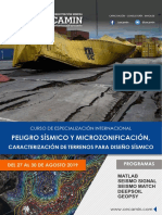 Brochure Peligro Sismico y Microzonificacion Caracterizacion de Terrenos para Diseno Sismico PDF