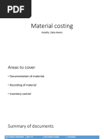 Material Costing 2