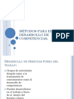 Métodos para El Desarrollo de Competencias