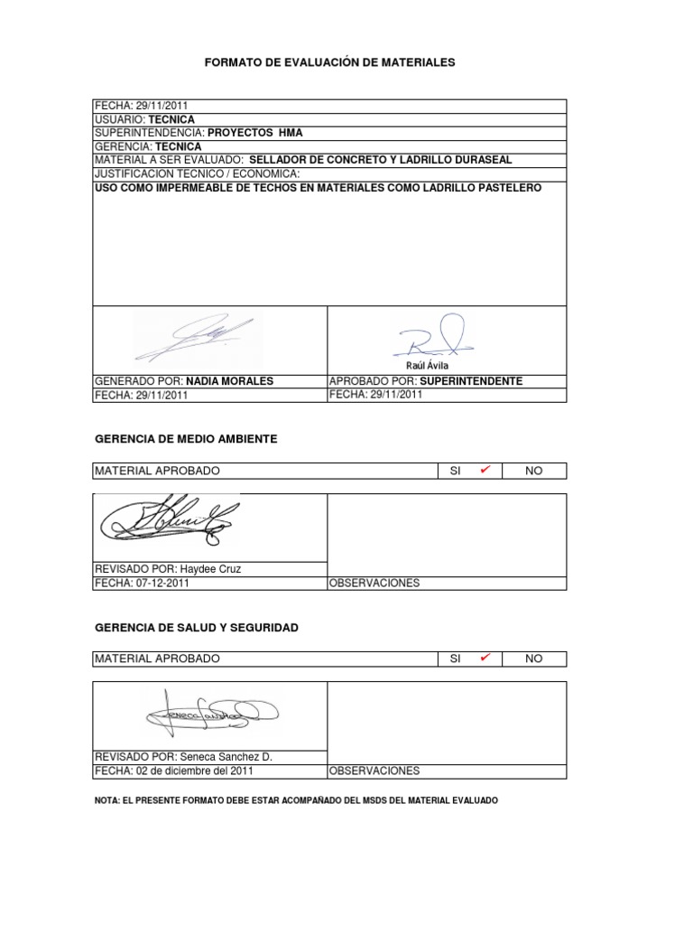 MSDS Sellador de Concreto y Ladrillo Duraseal PDF | PDF | Carbón ...