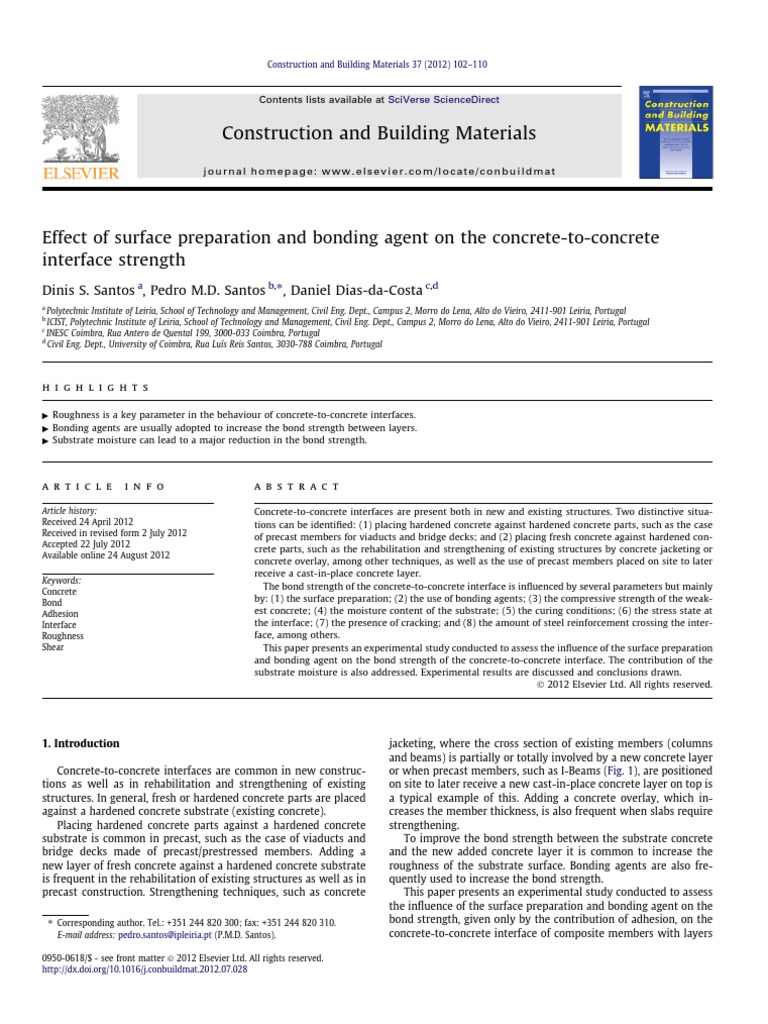 Effects of Bonding Ajent and Surface Preperation | PDF | Adhesive ...