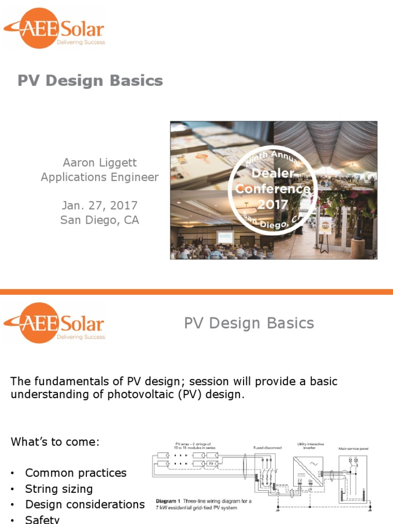Solar PV String Design Basics | PDF | Photovoltaic System | Solar Panel