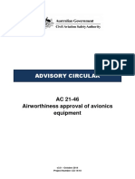 Advisory Circular: AC 21-46 Airworthiness Approval of Avionics Equipment