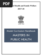 MPH-Model Course Curriculum