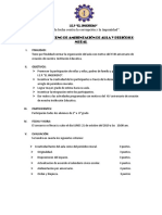 Bases de Concurso de Ambientación