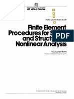 FE Procedures For Solids and Structures Non Linear Bathe PDF