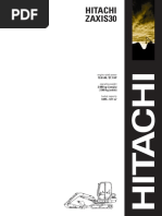 Hitachi ZX30 Excavator PDF