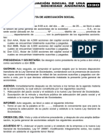 Acta de Adecuacion Social PDF