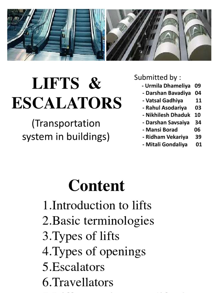 Converting Freight Lifts to Goods Lifts | PDF | Escalator | Elevator